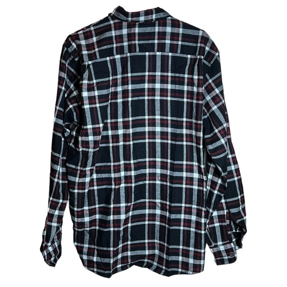 Wrangler Authentics Men's Long Sleeve Flannel Shirt, Large - Picture 3 of 8